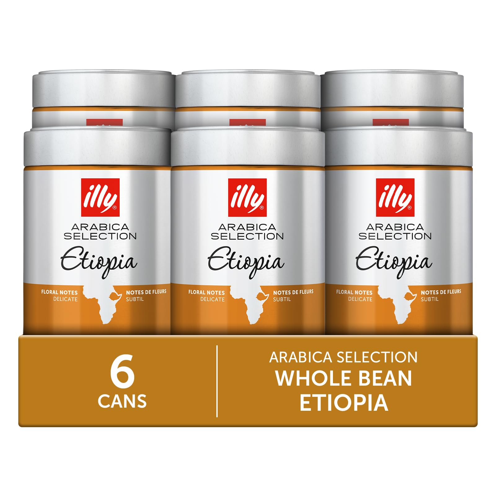 illy whole beans close-up highlighting smooth surface and aromatic quality