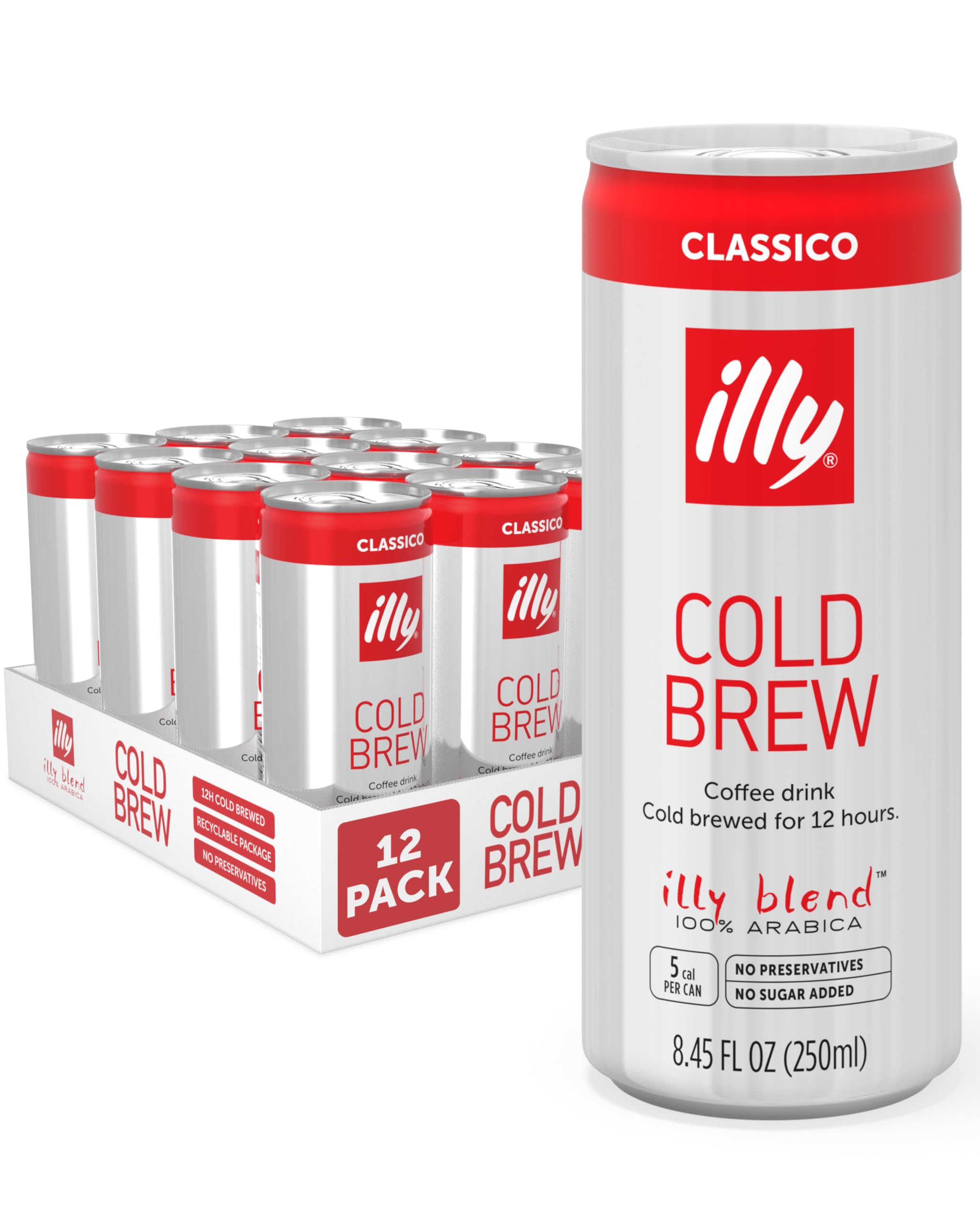 illy front can shot showing branding and easy grab convenience