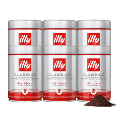 illy Classico front can showing branding and sealed freshness benefit