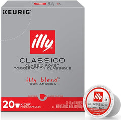 illy Classico K-Cup front packaging showing branding and count benefiting quick recognition