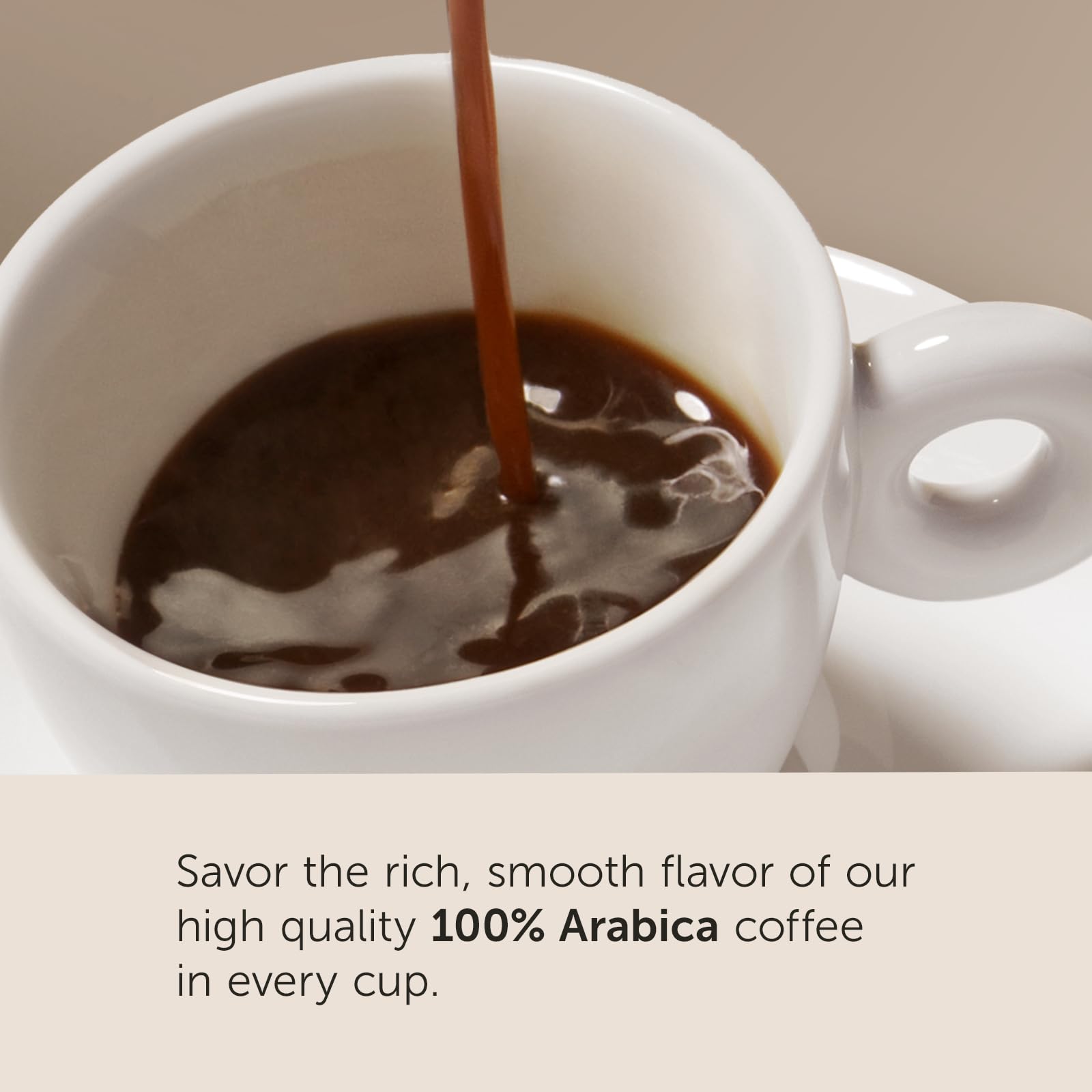 illy Classico being poured into a moka pot illustrating easy stovetop brewing