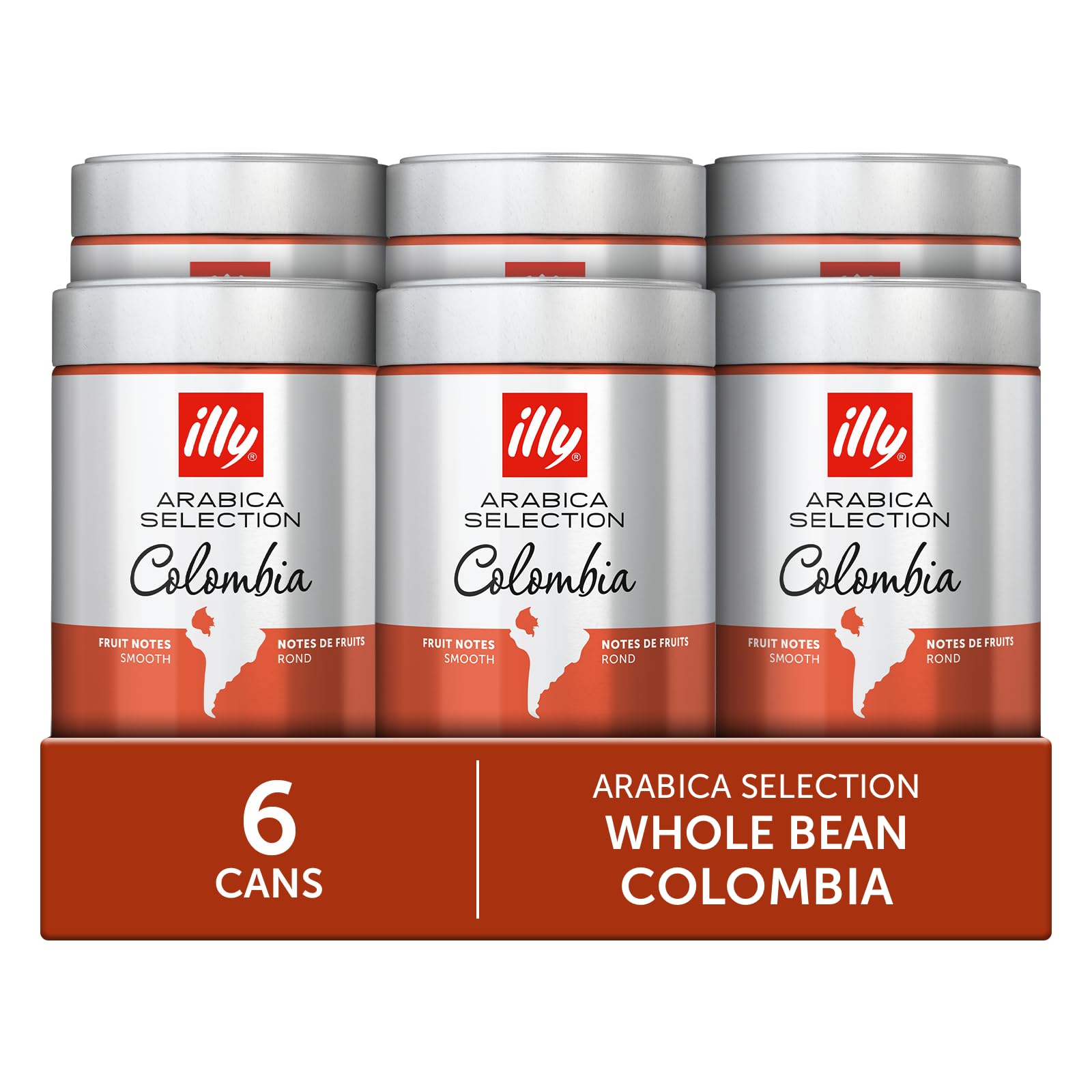 illy close-up of whole beans highlighting roast color and bean texture benefit