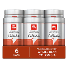 illy close-up of whole beans highlighting roast color and bean texture benefit