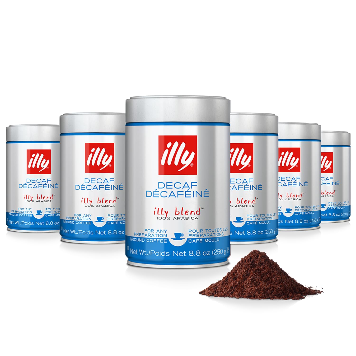 illy front packaging showing sealed can and convenience