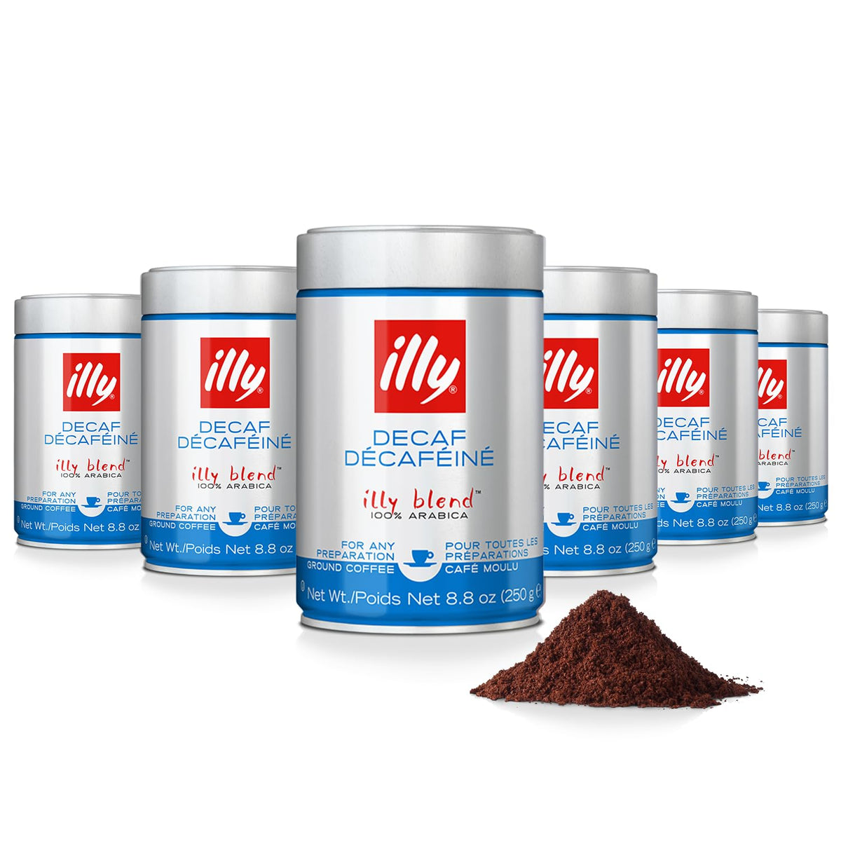 illy front packaging showing sealed can and convenience