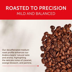 illy decaf packaging seal detail illustrating pressurized freshness preservation