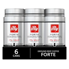 illy Forte opened can revealing pre-ground coffee freshness and aroma