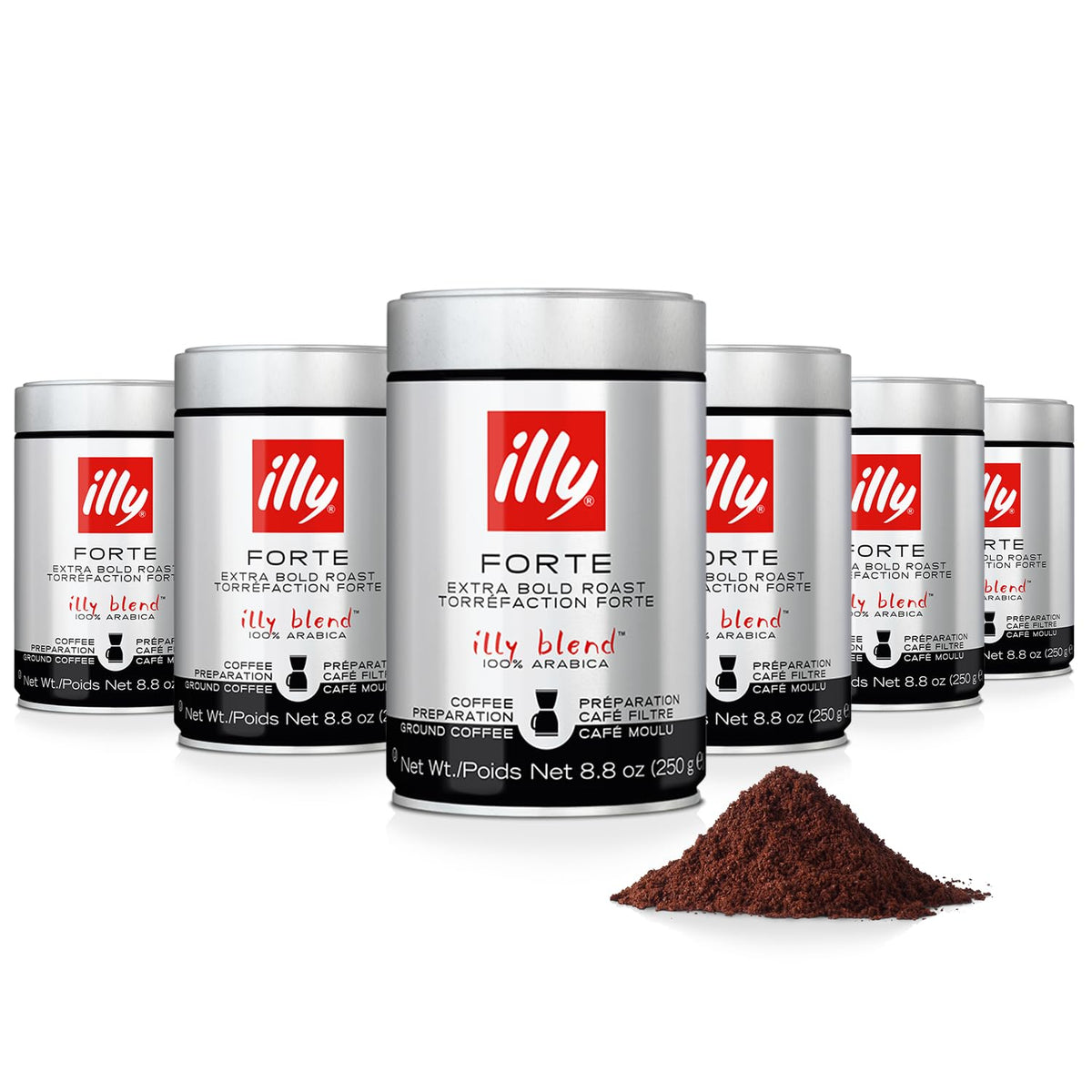 illy Forte front can showing bold packaging and clear brand benefit