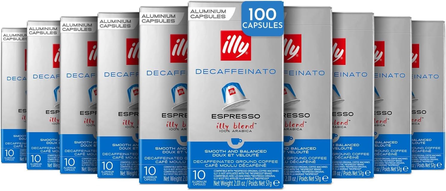 illy front packaging showing 10-count box with freshness preserved