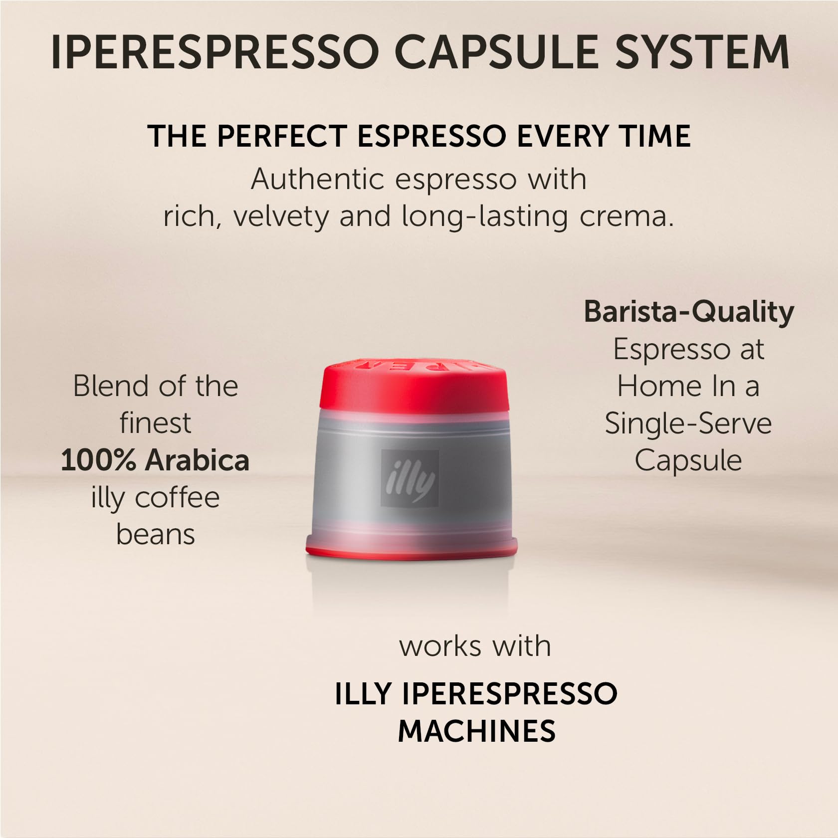 illy iper capsules on a kitchen counter conveying convenience and café-quality at home