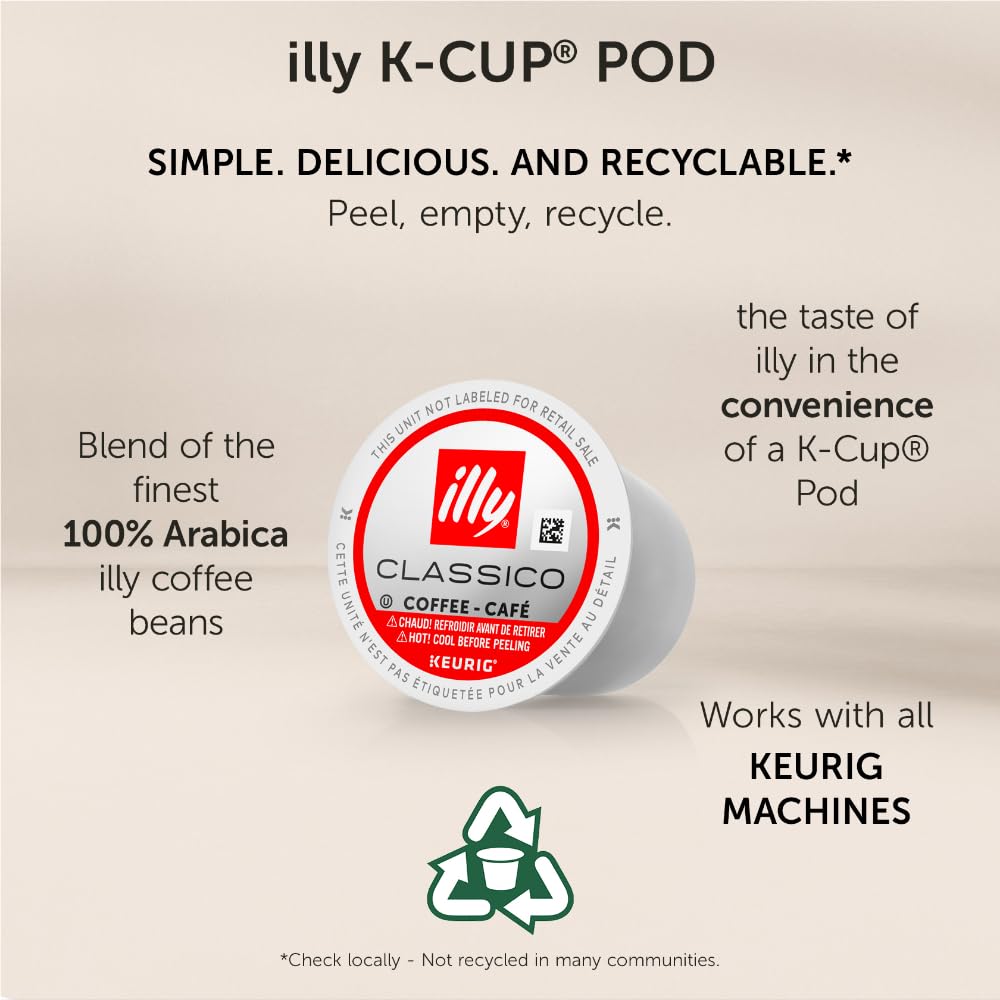 illy 10-count box beside coffee mug showing portion size