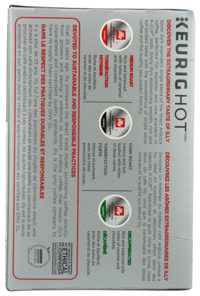 illy close-up of Arabica bean blend texture, highlights premium bean selection benefit