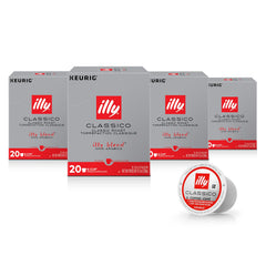 illy front packaging showing pods and brand for easy identification and convenience