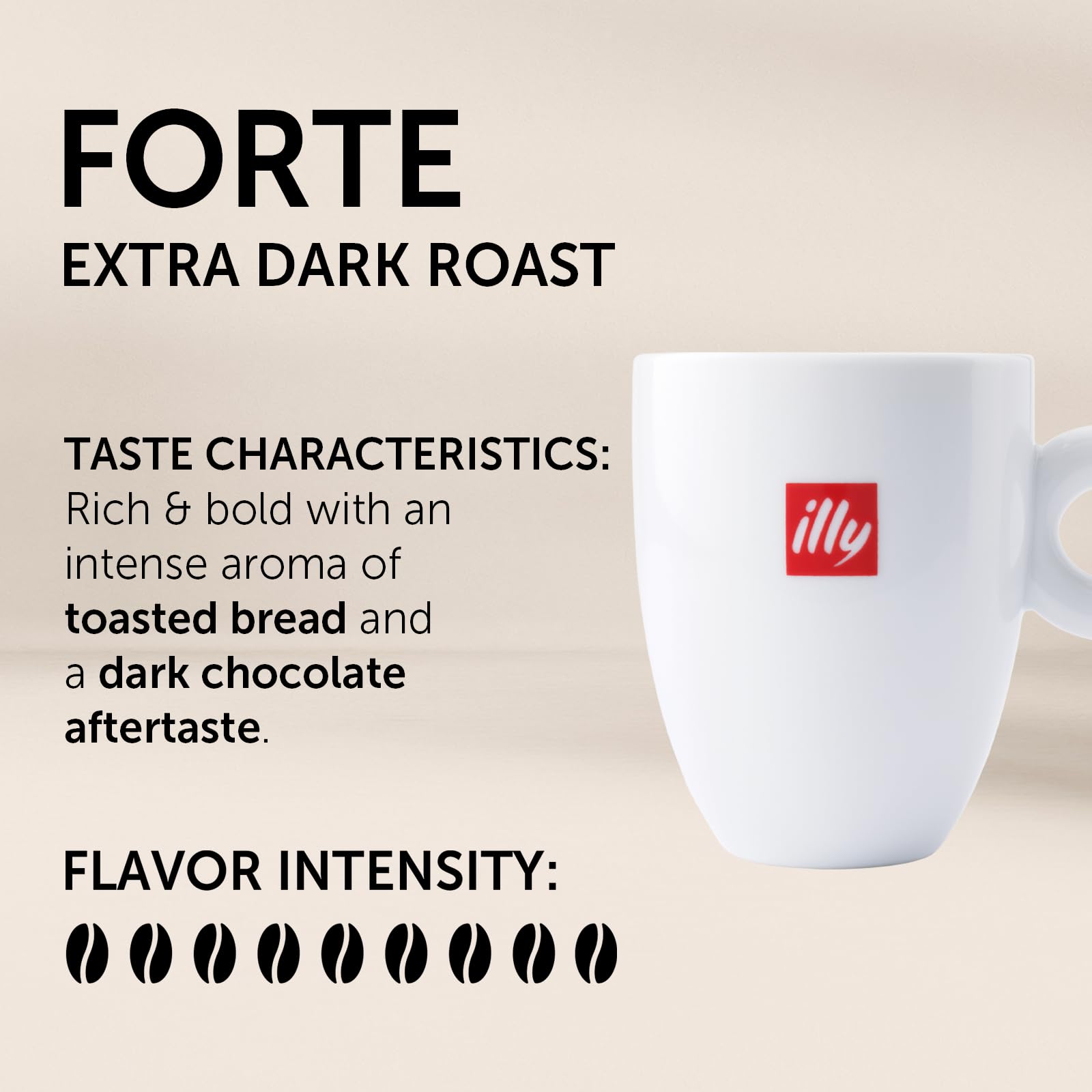 illy close-up of a single K-Cup pod highlighting sturdy shell and foil seal benefit