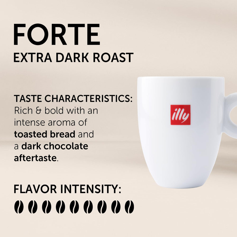 illy close-up of a single K-Cup pod highlighting sturdy shell and foil seal benefit