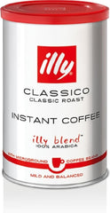 illy tin front view showing label and preservative pressurized design for lasting aroma