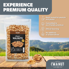 I'm A Nut resealable pouch zipper detail showing airtight seal for extended freshness