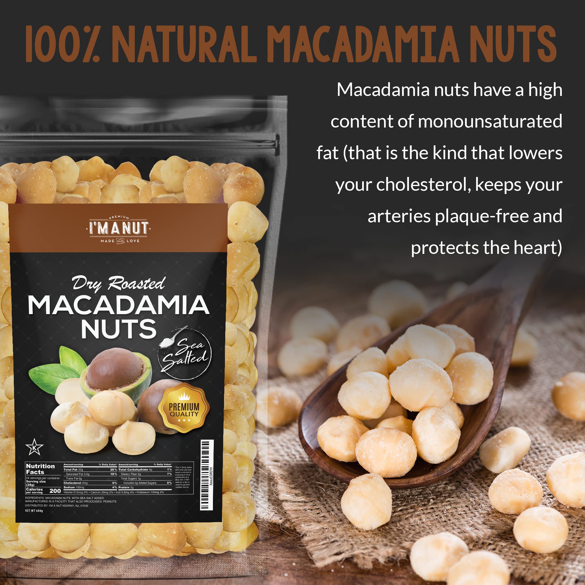 I'm A Nut handful-of-nuts beside a hand showing size and portion control