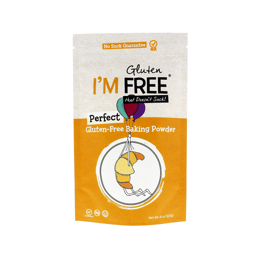 I'm Free front label on 8 oz jar showing product name and benefits