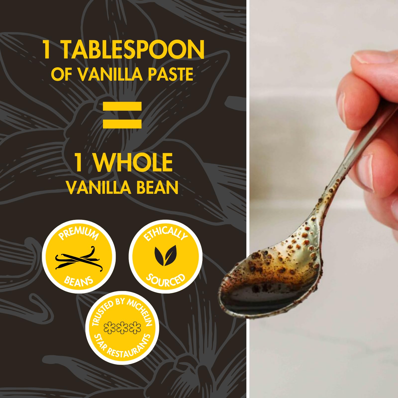 Native Vanilla Vanilla Bean Paste 4 oz — Real Bean Flecks, Organic Agave, Vegan