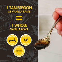 Native Vanilla Vanilla Bean Paste 4 oz — Real Bean Flecks, Organic Agave, Vegan