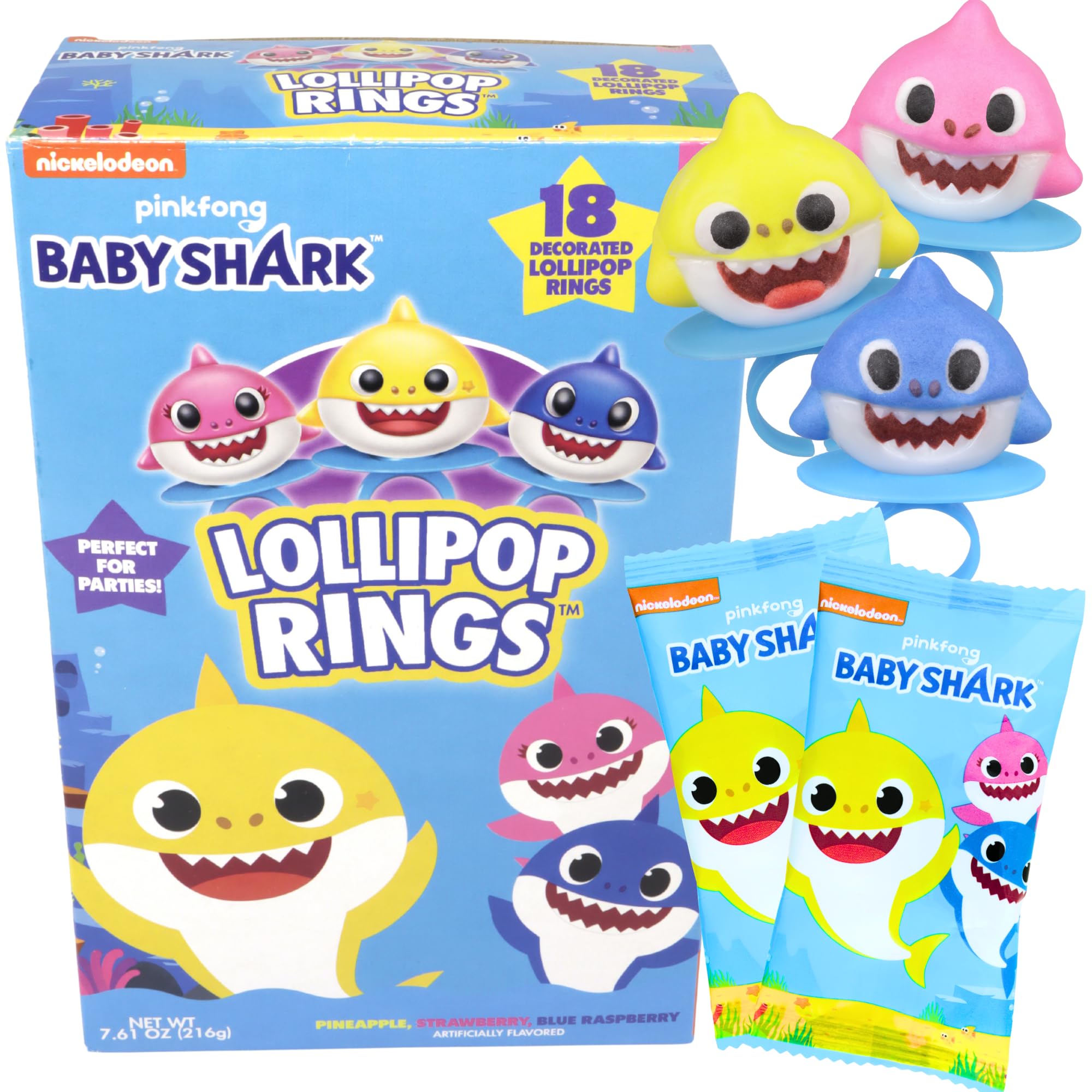 Imaginings 3 front packaging showing 18 lollipop rings and bright graphics, easy party planning