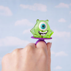 Imaginings 3 Mike Wazowski candy head closeup showing flavor clarity