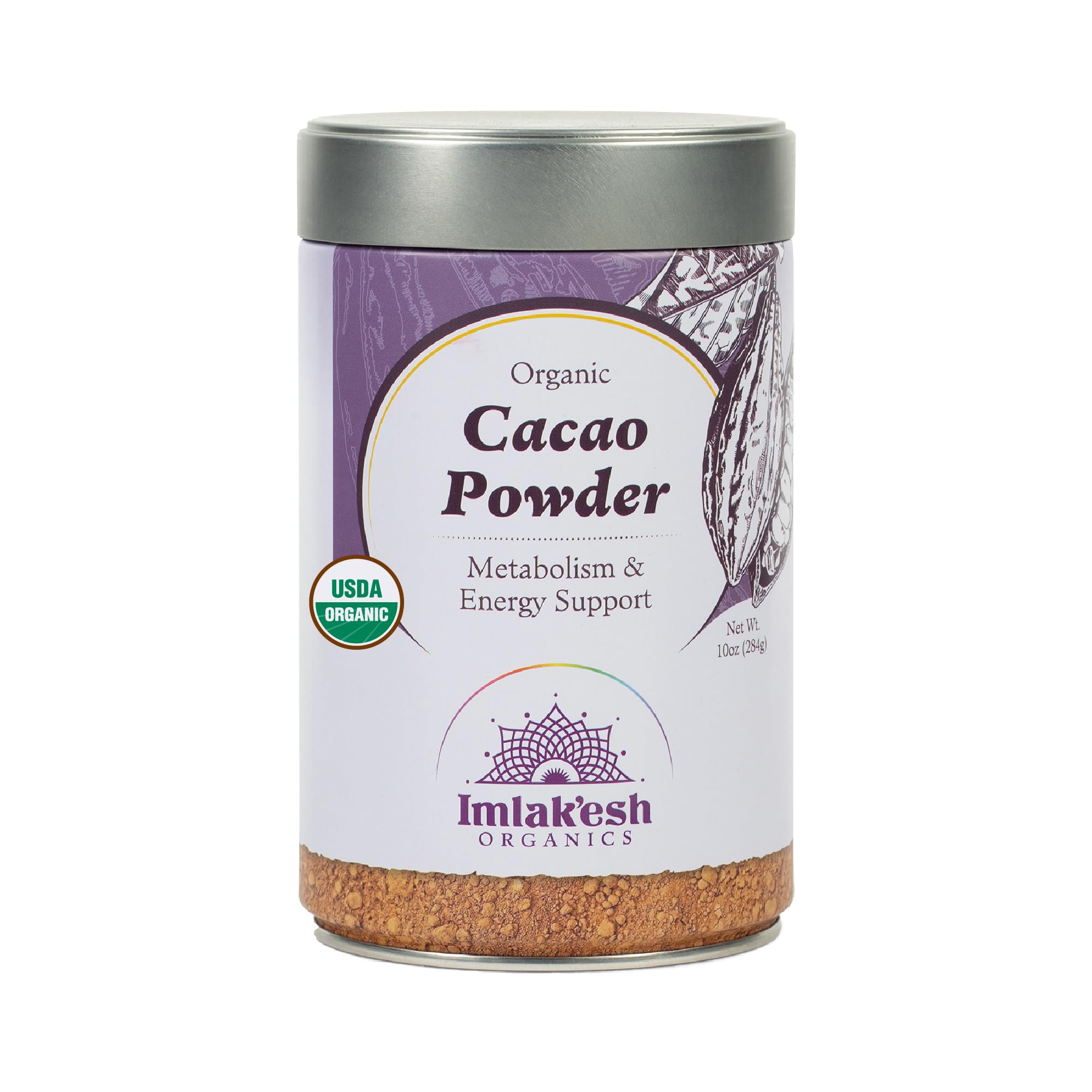 Imlak'esh Organics front packaging showing jar and label, emphasizes purity