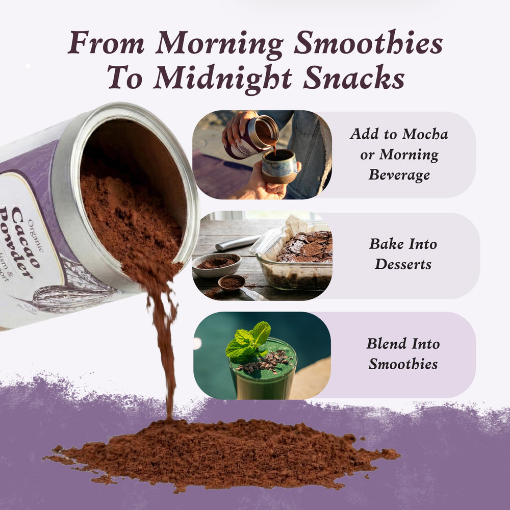 Imlak'esh Organics hot cacao mocha in cup, warm comforting beverage