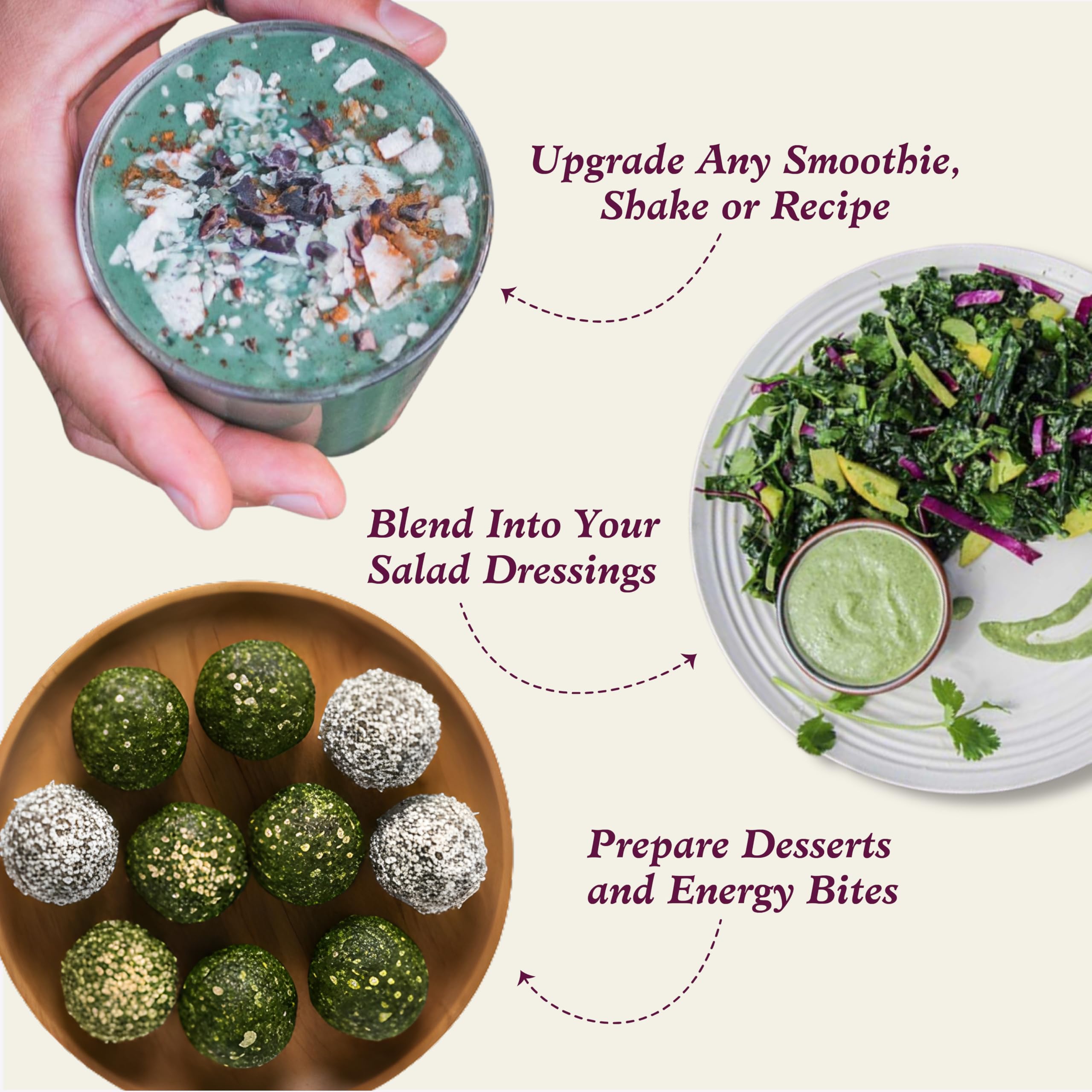 Imlak'esh Organics label and nutrition facts closeup confirming organic and testing claims