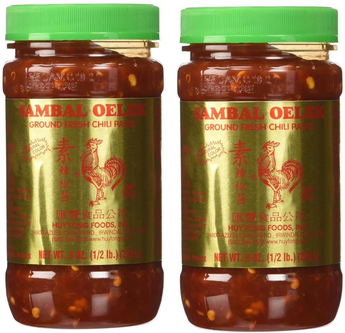 iMoZai front packaging two-pack showing jar labels and bright red chili appeal