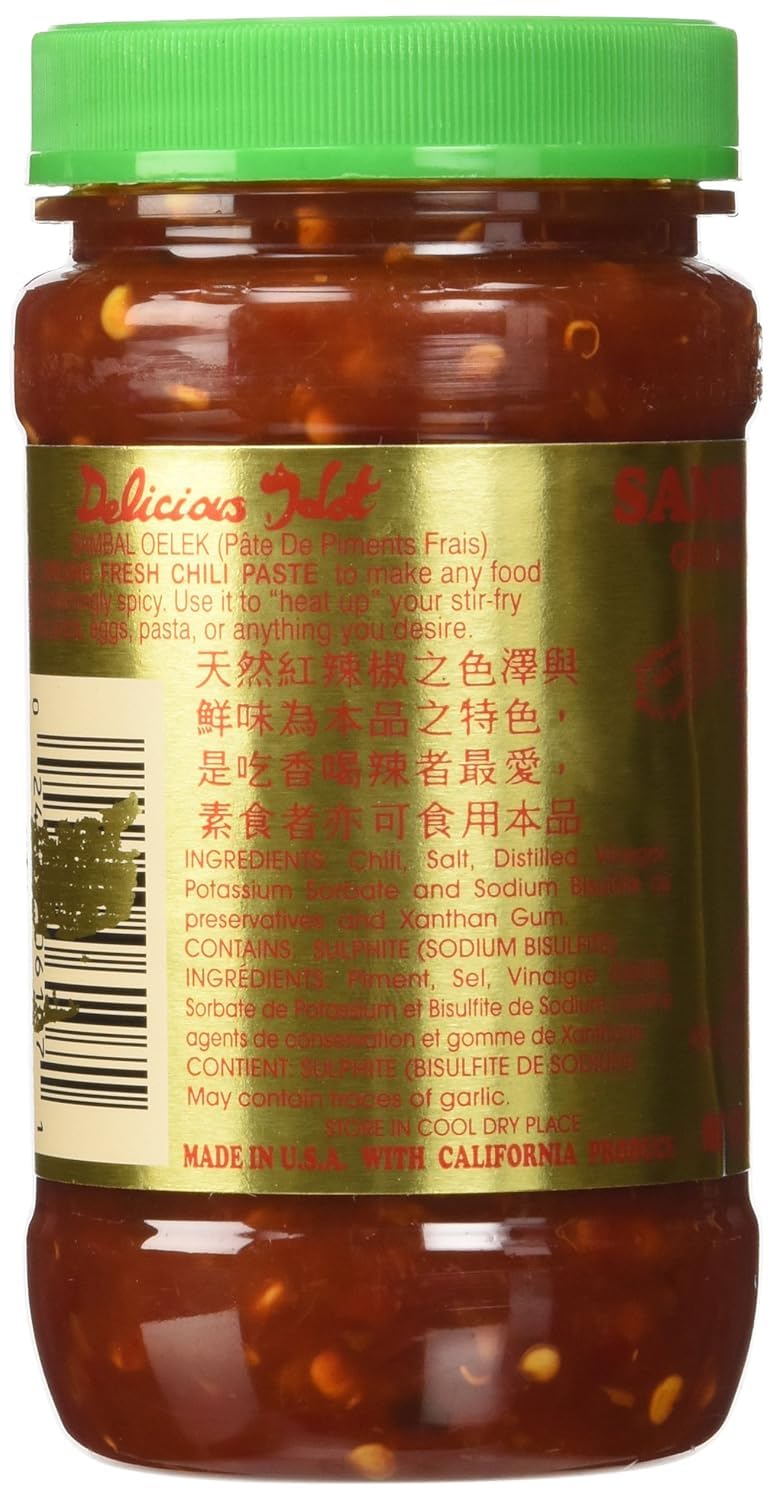iMoZai spoonful of Sambal Oelek ready to add measured heat to recipes
