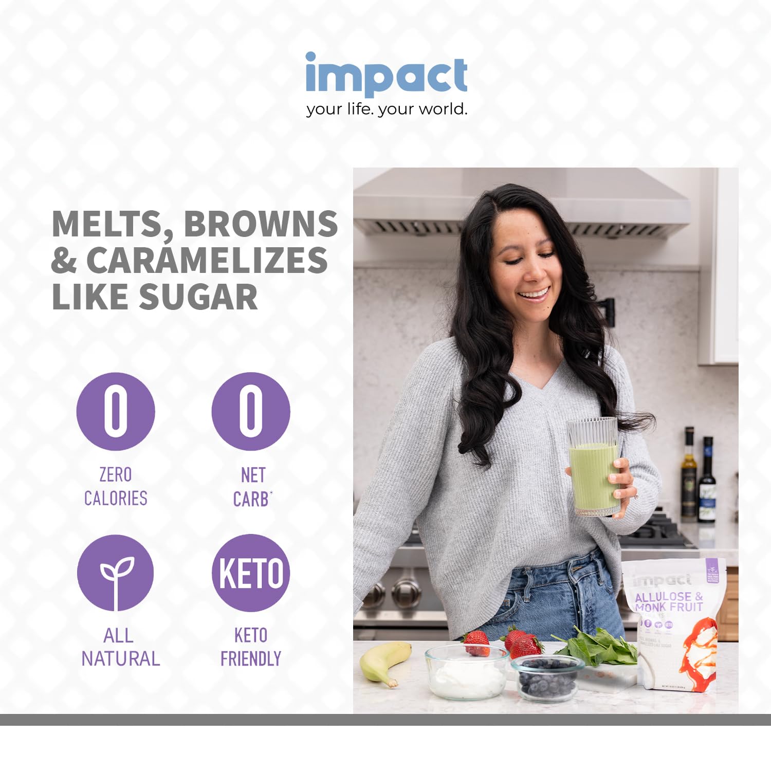 impact monk fruit used in baking cookies showing golden browning benefit
