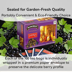 Impra detail of Ceylon black tea leaves with berry-enhancing texture