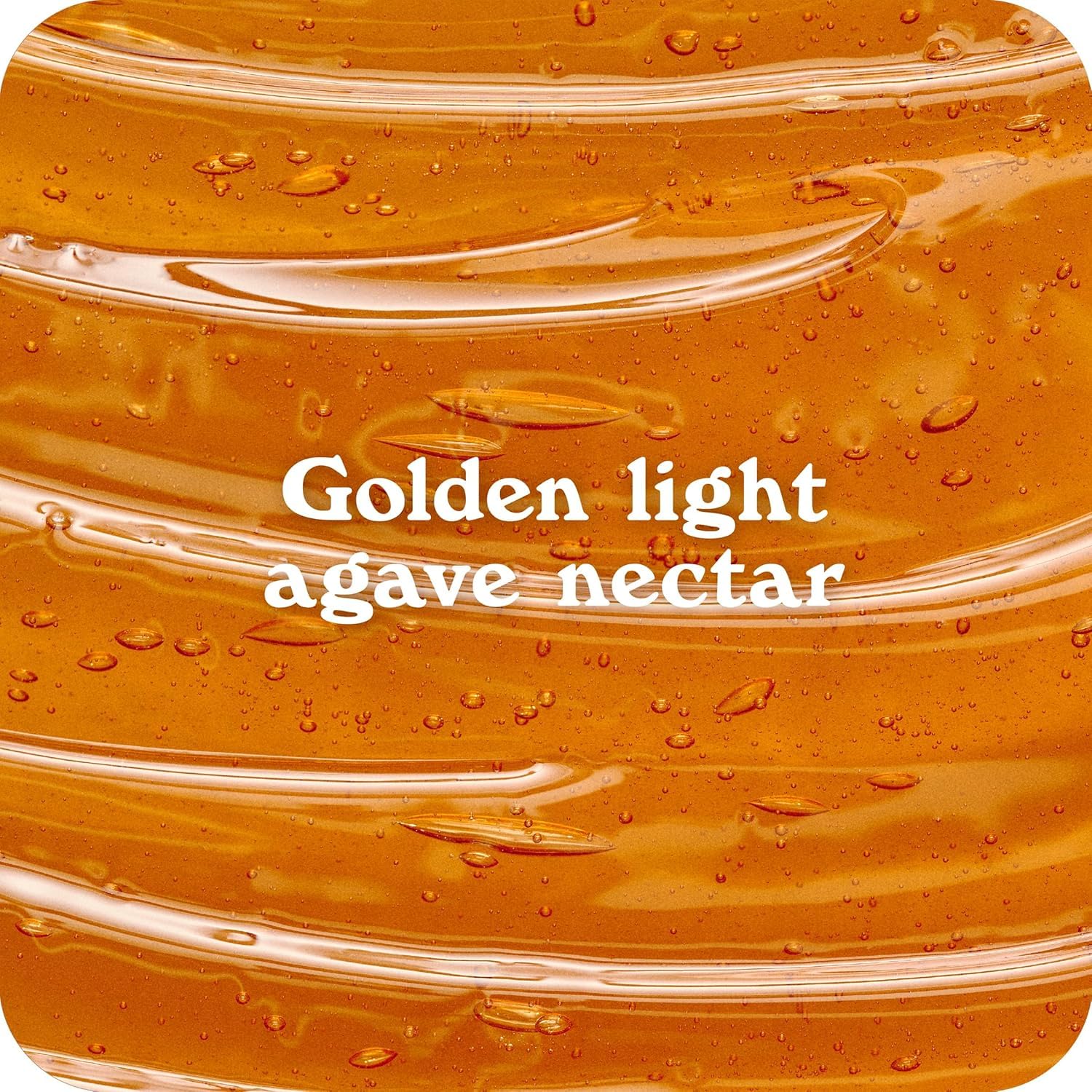 IN THE RAW close-up pour of agave showing smooth texture and easy blending benefit
