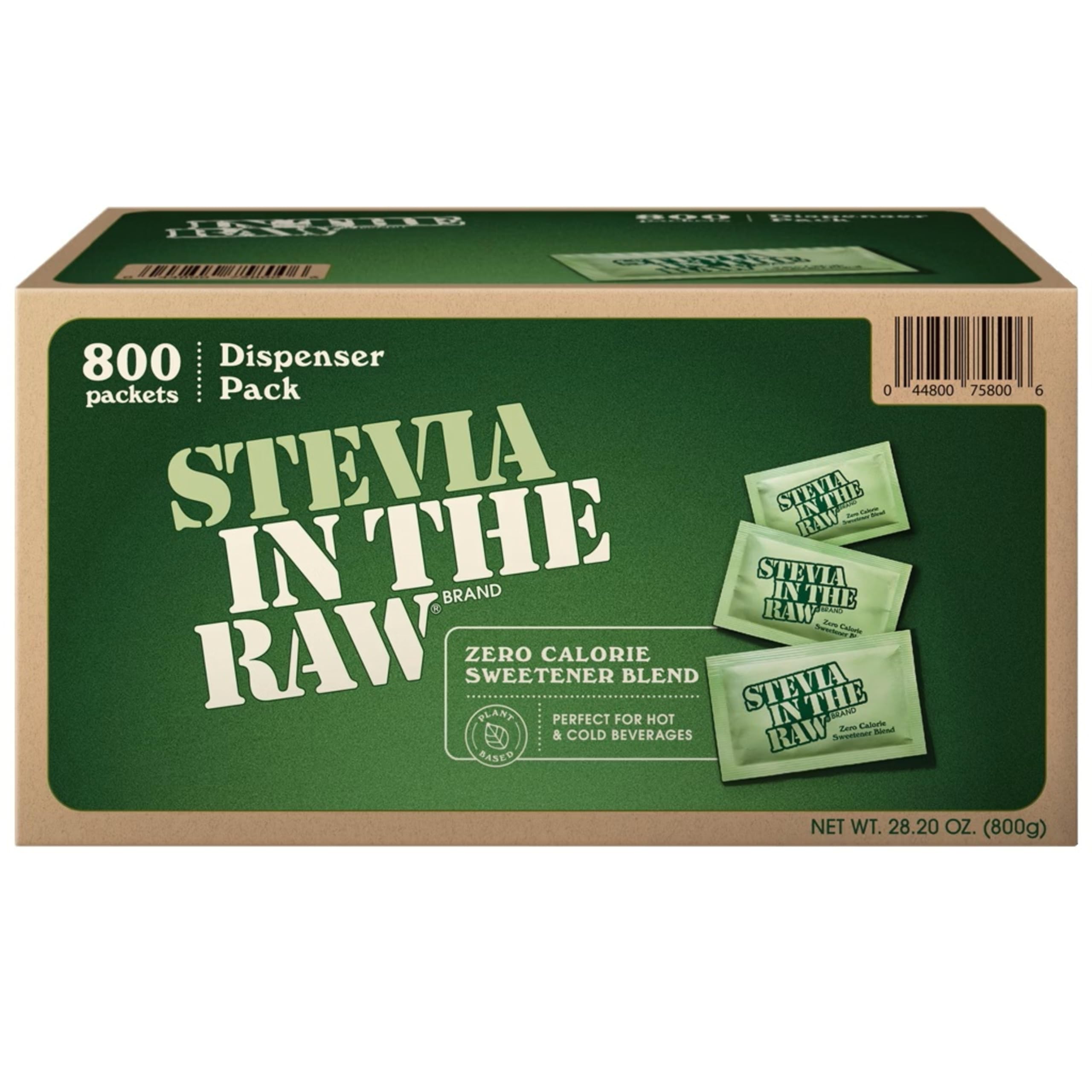 IN THE RAW front packet stack showing single-serve convenience and portion control