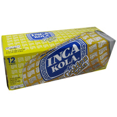 Inca Kola 12-pack at picnic demonstrating portability and crowd-serving convenience