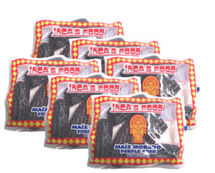 Inca's Food front packaging showing 15 oz purple corn, clear view and vibrant color for authentic recipes