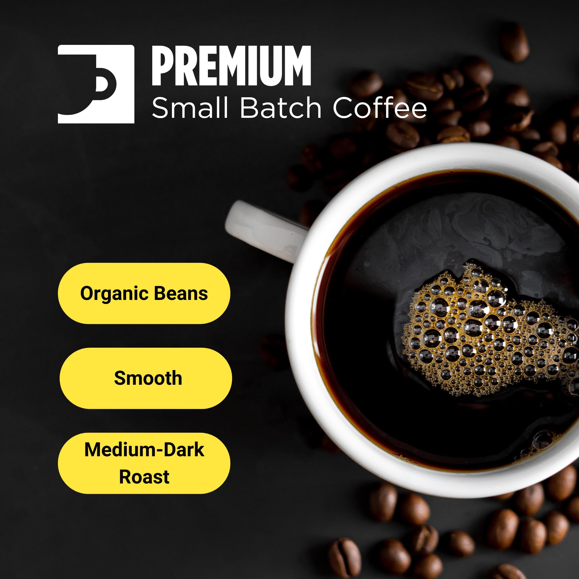 Incredibrew brewed cup showing rich color and smooth texture benefit