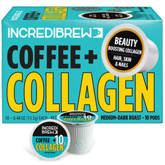 Incredibrew front packaging showing pods and benefits for easy selection
