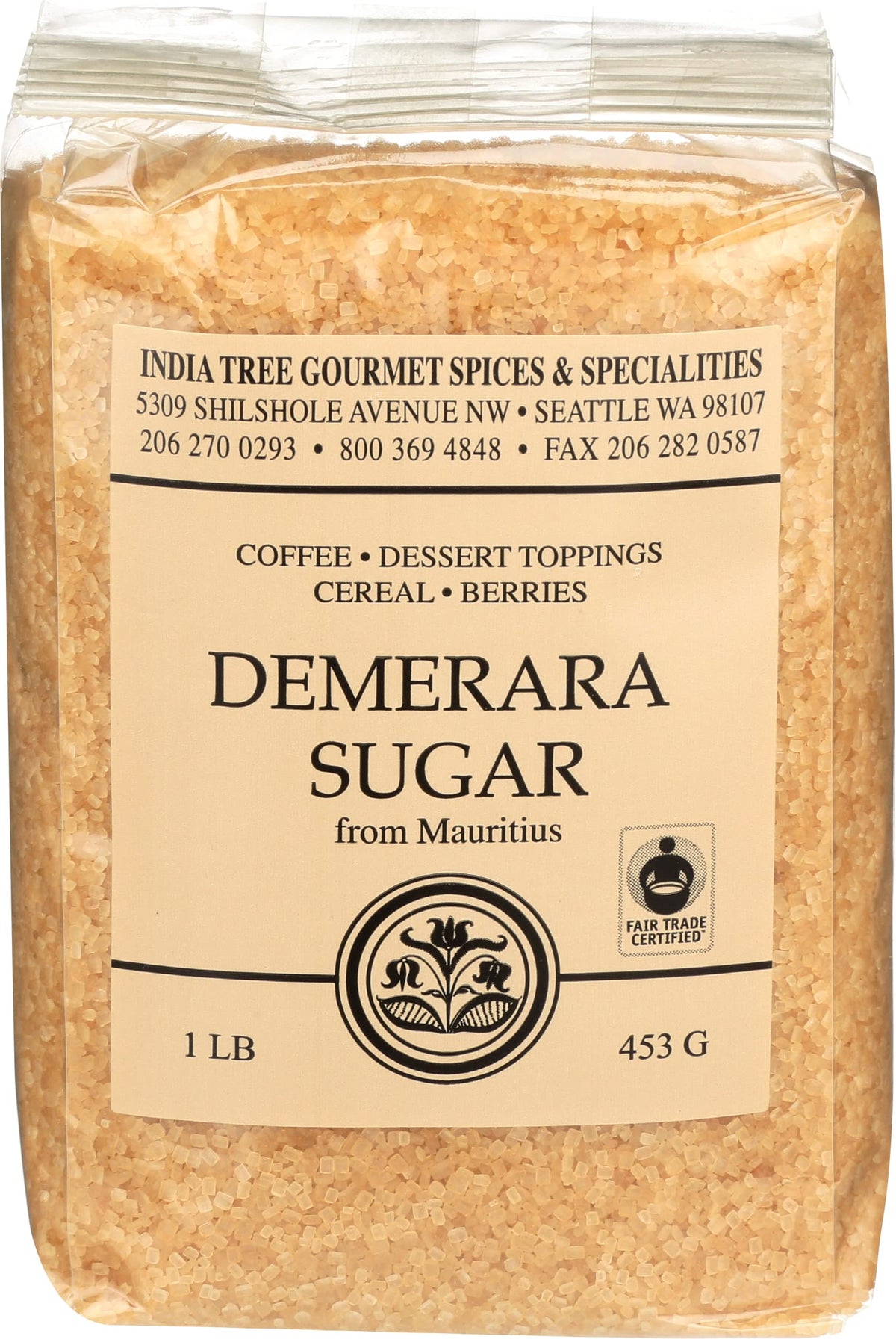 India Tree front packaging showing 16 oz bag and product name for pantry-ready use