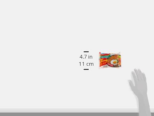 Indomie pack of 30 beside common items for size and value comparison