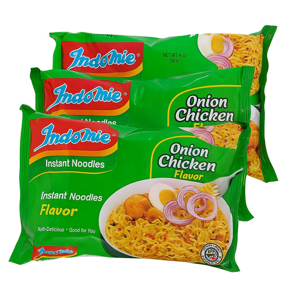 Indomie seasoning close-up showing aromatic blend and savory benefit