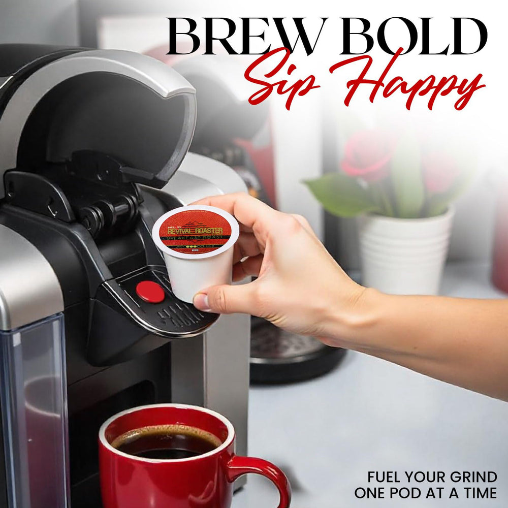InfuSio pod in hand to show compact pod size and brewing convenience