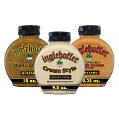 Inglehoffer 3-pack front packaging shows all three jars and versatility