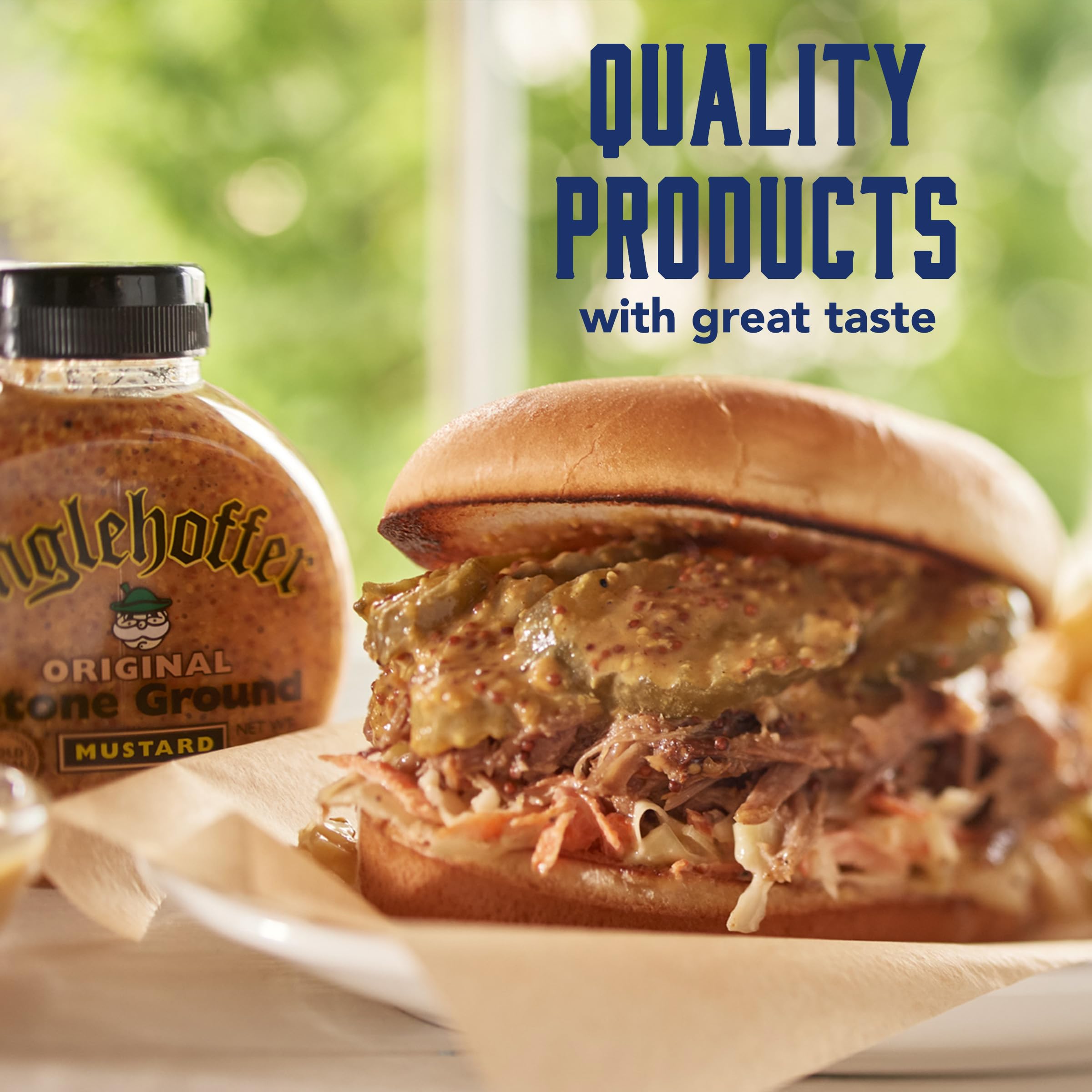Inglehoffer trio used on a burger demonstrating flavor combination benefit