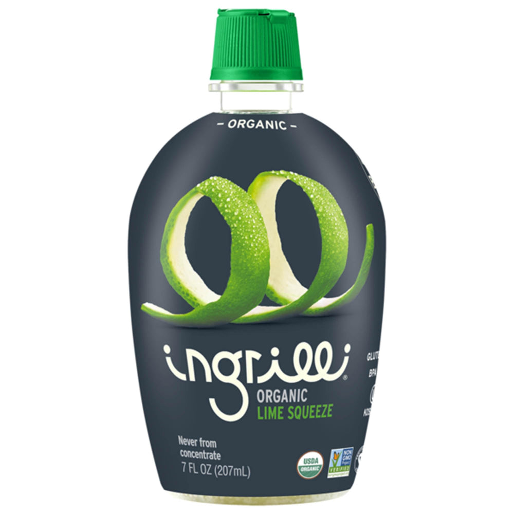 Ingrilli close-up label displaying ingredients and organic certifications benefit