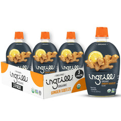 Ingrilli front packaging three-pack showing bottles and branding, convenient portioning