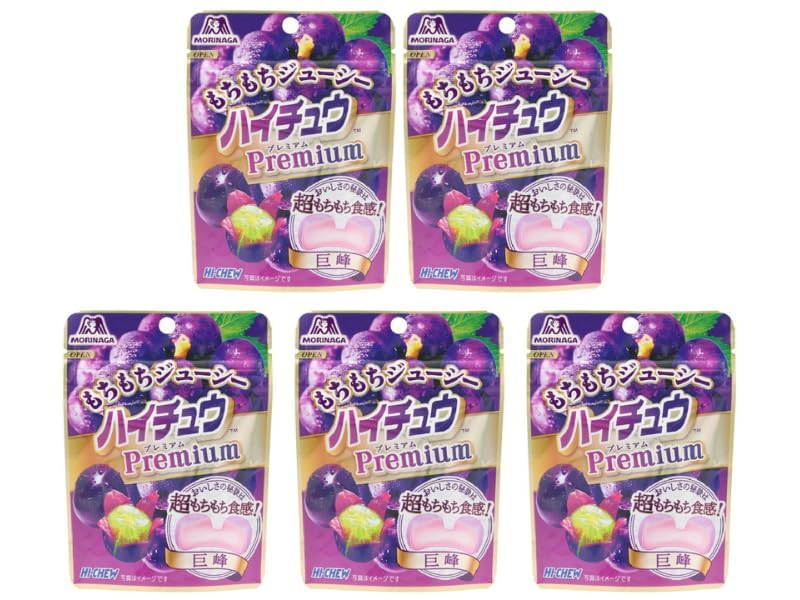 Inphenom Hi Chew front packaging showing grape flavor and five-pack convenience