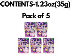 Inphenom Hi Chew open pack revealing individually wrapped grape pieces for freshness
